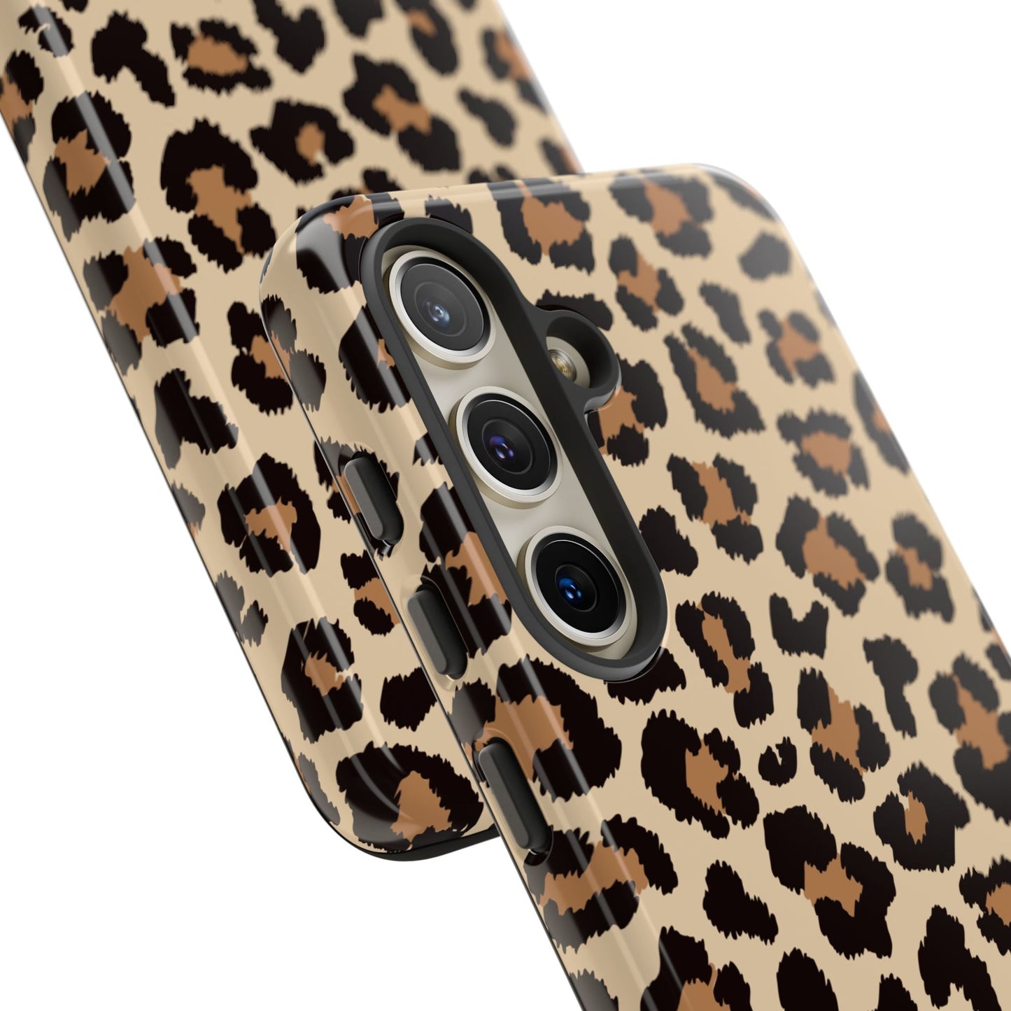 Wild Leopard Print Tough Samsung Galaxy Case – Bold Animal Pattern Design with Dual - Layer Protection - BOGO Cases