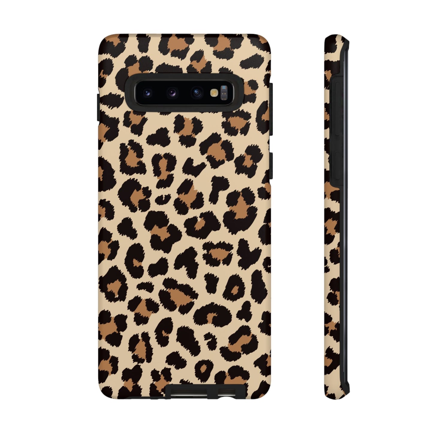 Wild Leopard Print Tough Samsung Galaxy Case – Bold Animal Pattern Design with Dual - Layer Protection - BOGO Cases