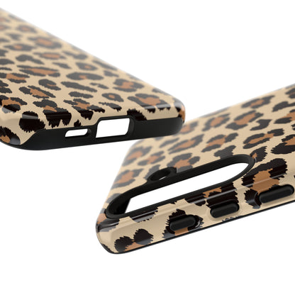 Wild Leopard Print Tough Samsung Galaxy Case – Bold Animal Pattern Design with Dual - Layer Protection - BOGO Cases