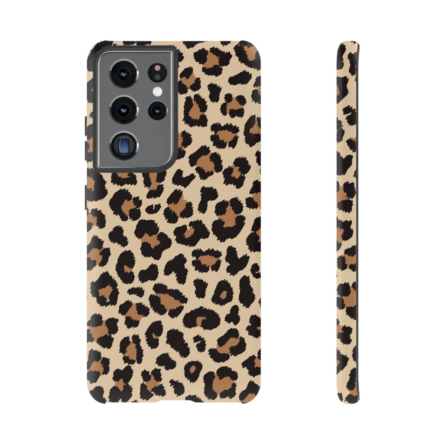 Wild Leopard Print Tough Samsung Galaxy Case – Bold Animal Pattern Design with Dual - Layer Protection - BOGO Cases