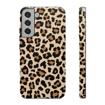 Wild Leopard Print Tough Samsung Galaxy Case – Bold Animal Pattern Design with Dual - Layer Protection - BOGO Cases