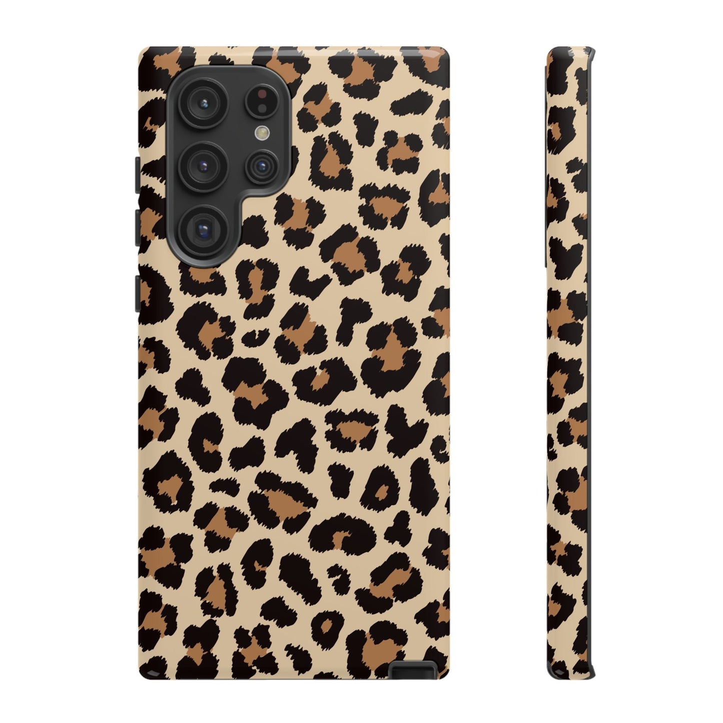 Wild Leopard Print Tough Samsung Galaxy Case – Bold Animal Pattern Design with Dual - Layer Protection - BOGO Cases