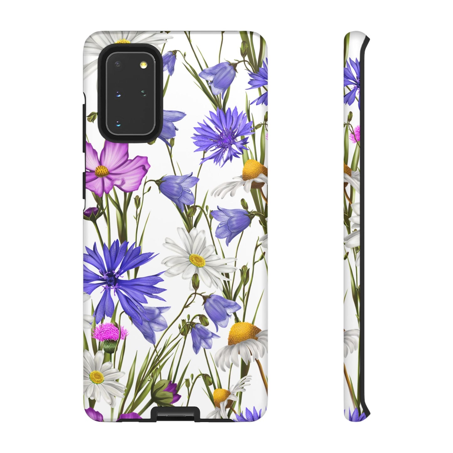 Wildflower Meadow Samsung Galaxy Case – Purple, Blue, and White Floral Design - BOGO Cases