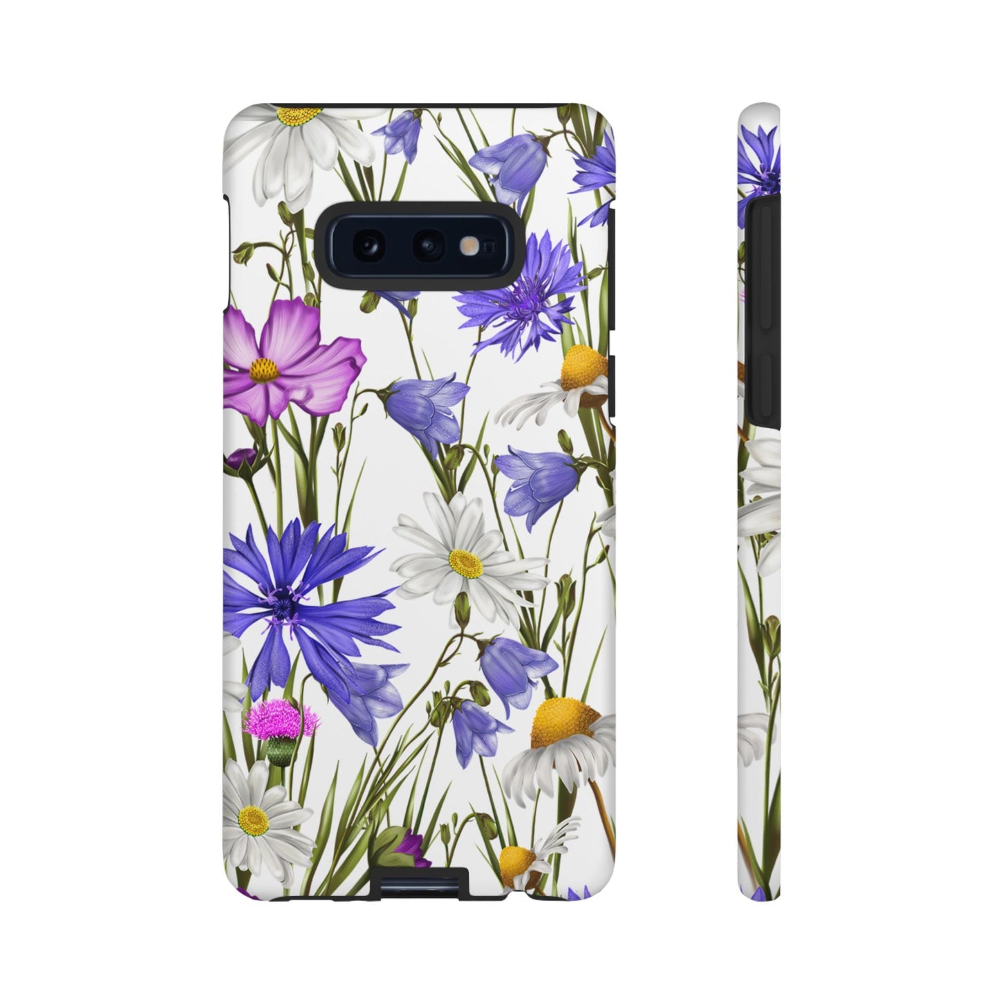 Wildflower Meadow Samsung Galaxy Case – Purple, Blue, and White Floral Design - BOGO Cases