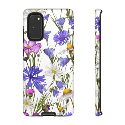 Wildflower Meadow Samsung Galaxy Case – Purple, Blue, and White Floral Design - BOGO Cases