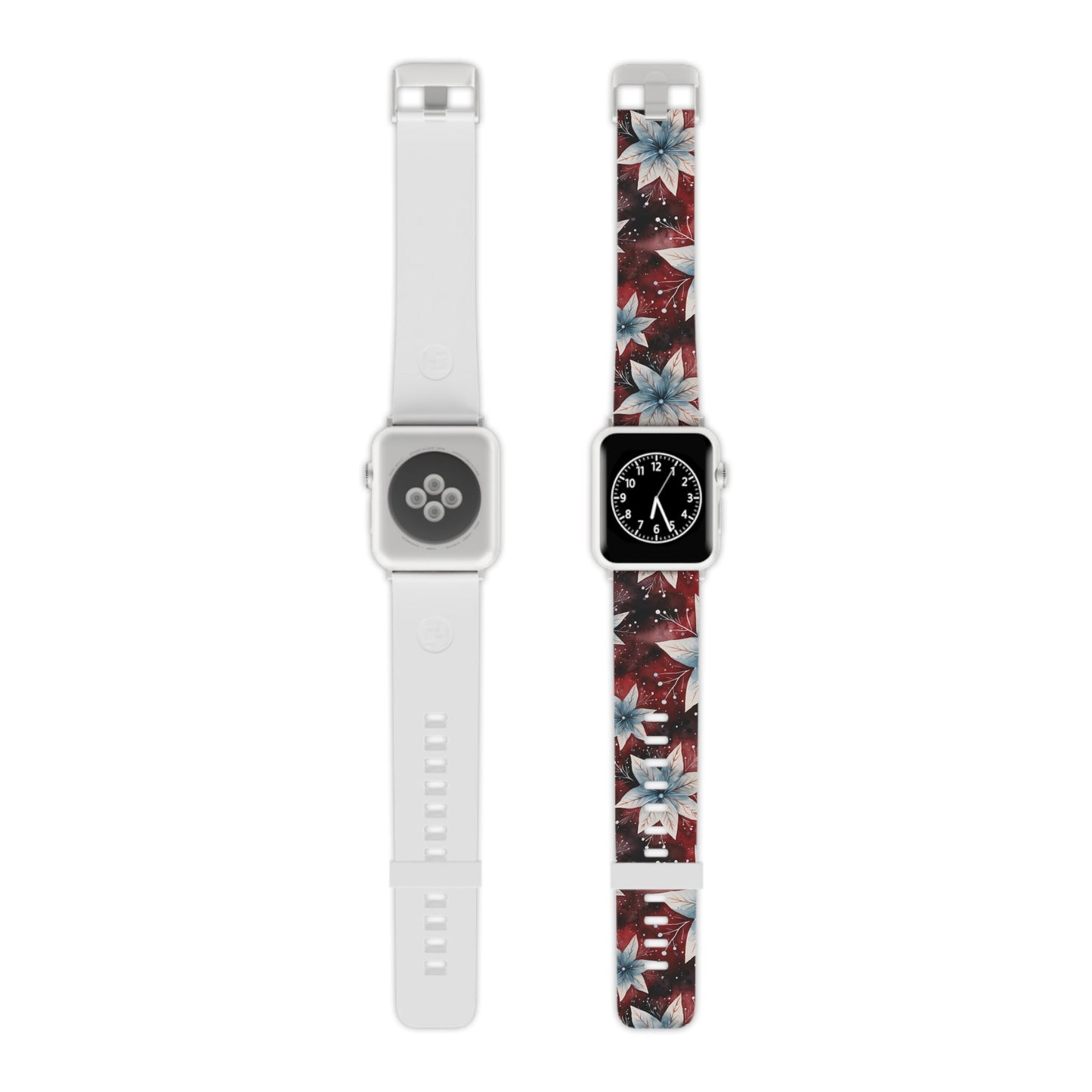 Winter Bloom Poinsettia Apple Watch Band - BOGO Cases