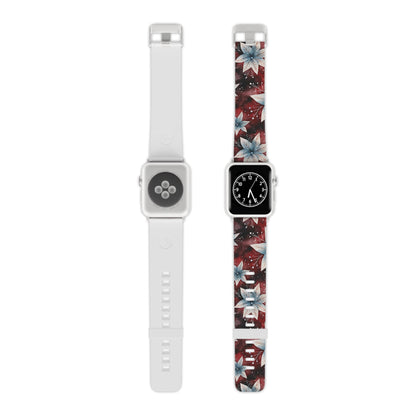 Winter Bloom Poinsettia Apple Watch Band - BOGO Cases