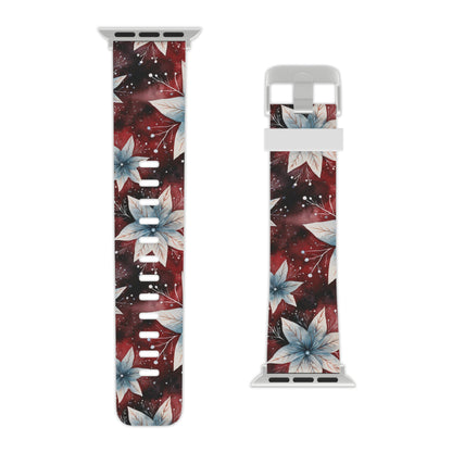 Winter Bloom Poinsettia Apple Watch Band - BOGO Cases