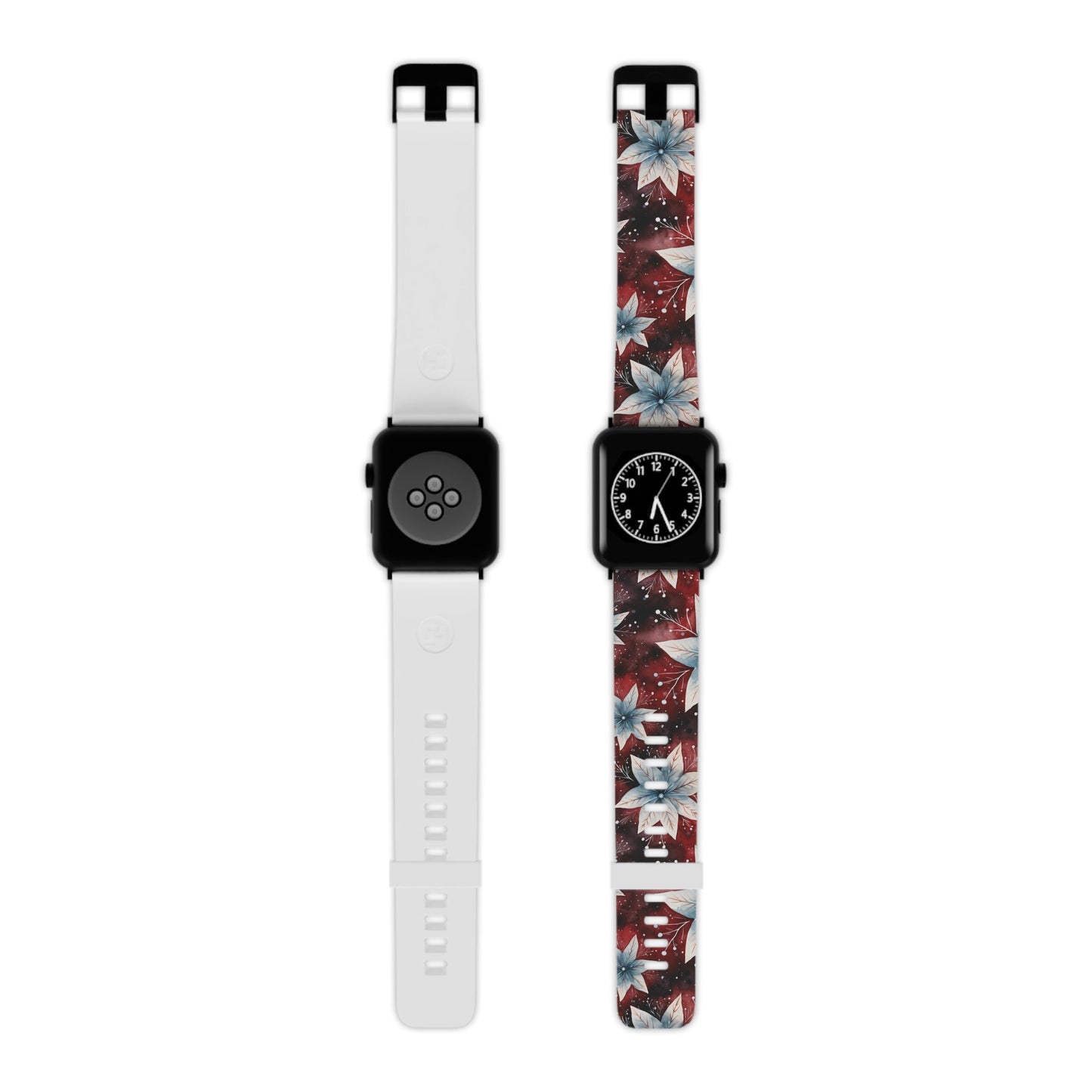 Winter Bloom Poinsettia Apple Watch Band - BOGO Cases