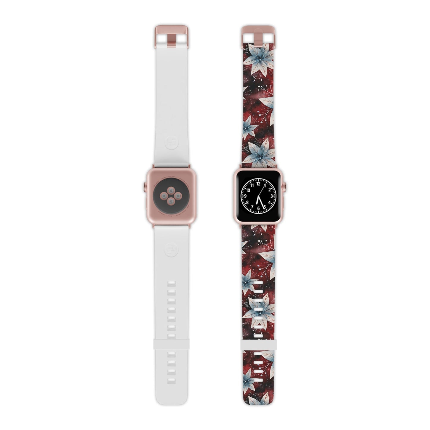 Winter Bloom Poinsettia Apple Watch Band - BOGO Cases
