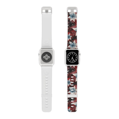 Winter Bloom Poinsettia Apple Watch Band - BOGO Cases