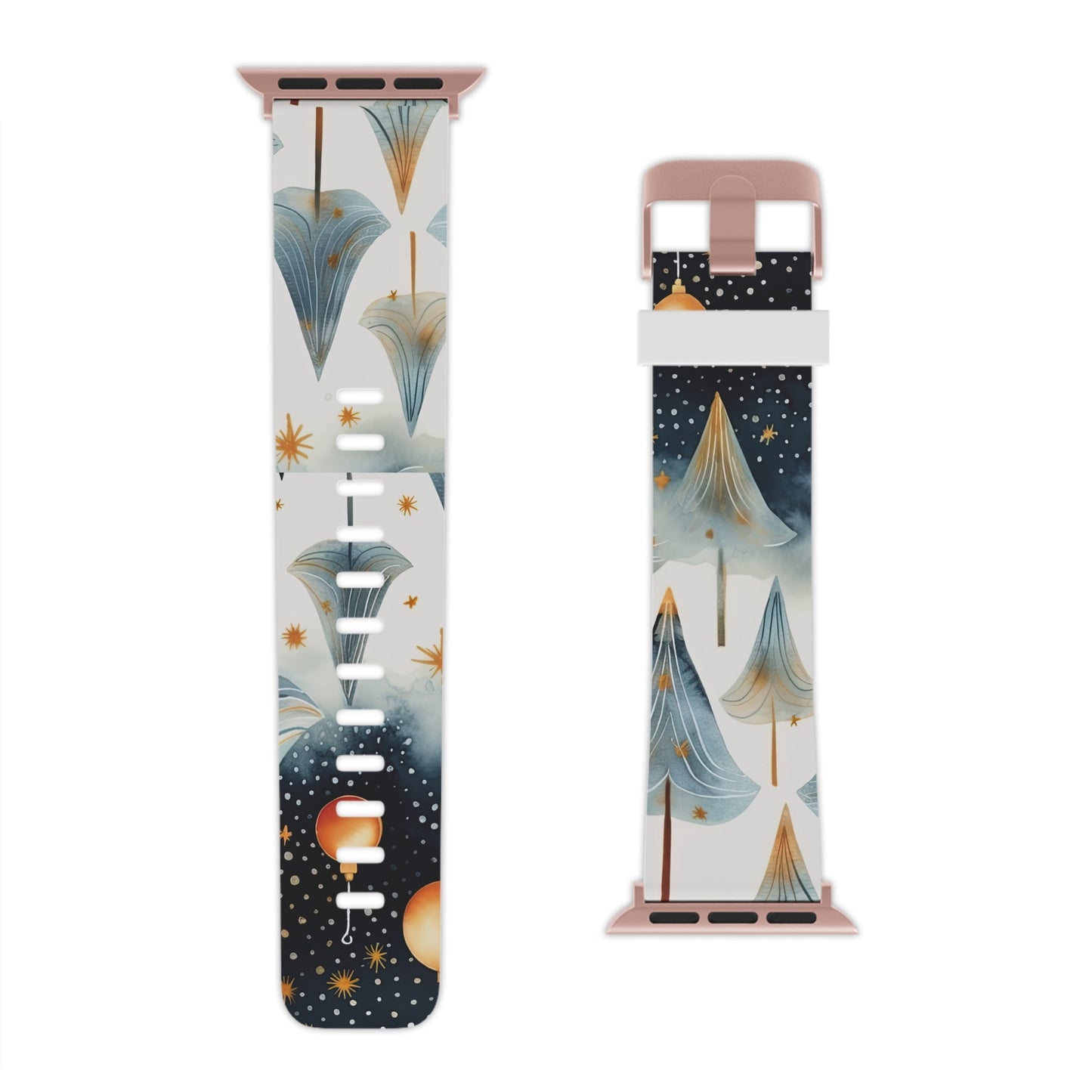  Winter Wonderland Gold Ornament  Apple Watch Band - BOGO Cases