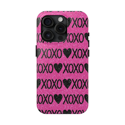 XOXO Glitter Hearts iPhone Case - BOGO Cases