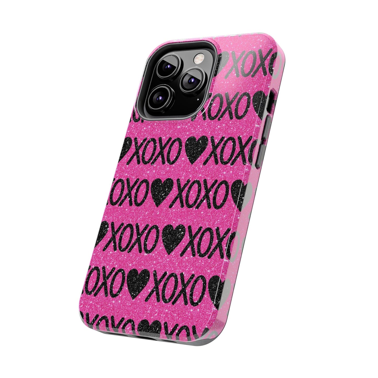 XOXO Glitter Hearts iPhone Case - BOGO Cases