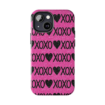 XOXO Glitter Hearts iPhone Case - BOGO Cases