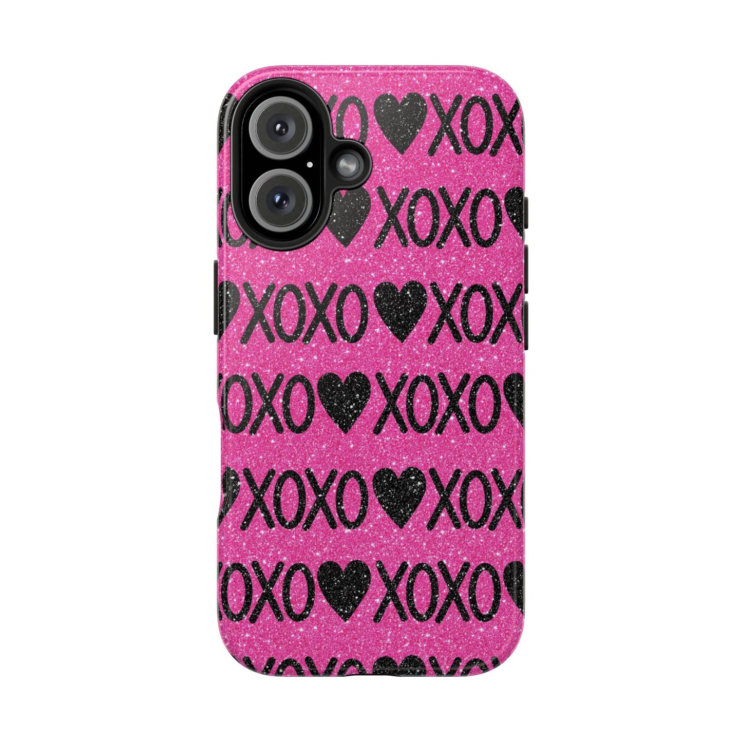 XOXO Glitter Hearts iPhone Case - BOGO Cases