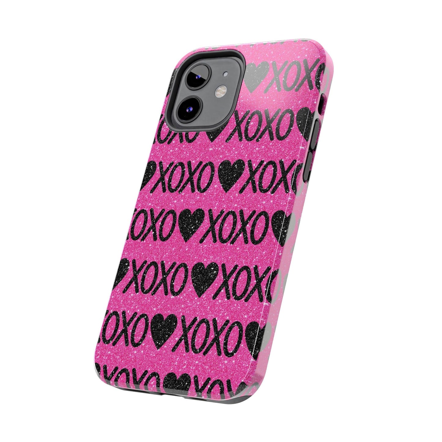 XOXO Glitter Hearts iPhone Case - BOGO Cases
