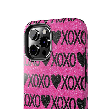 XOXO Glitter Hearts iPhone Case - BOGO Cases