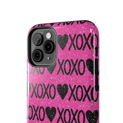 XOXO Glitter Hearts iPhone Case - BOGO Cases