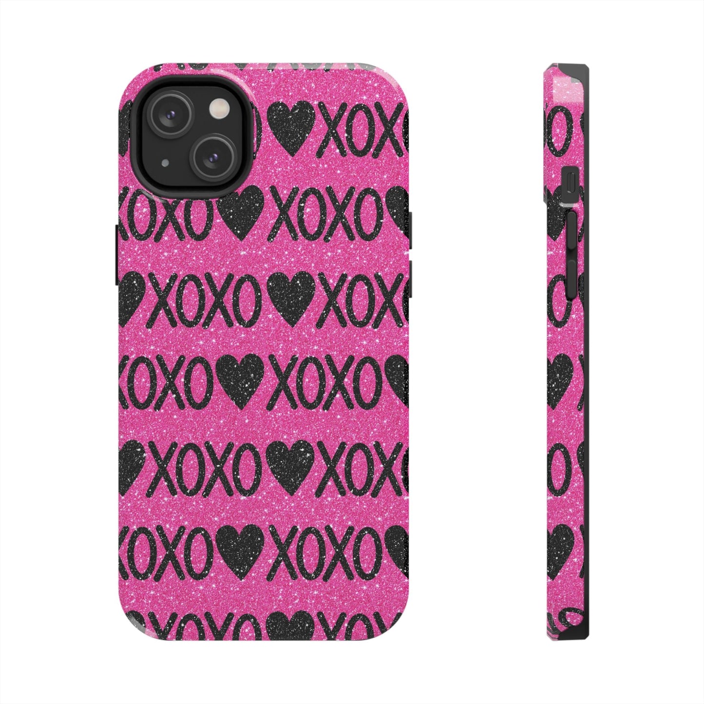 XOXO Glitter Hearts iPhone Case - BOGO Cases
