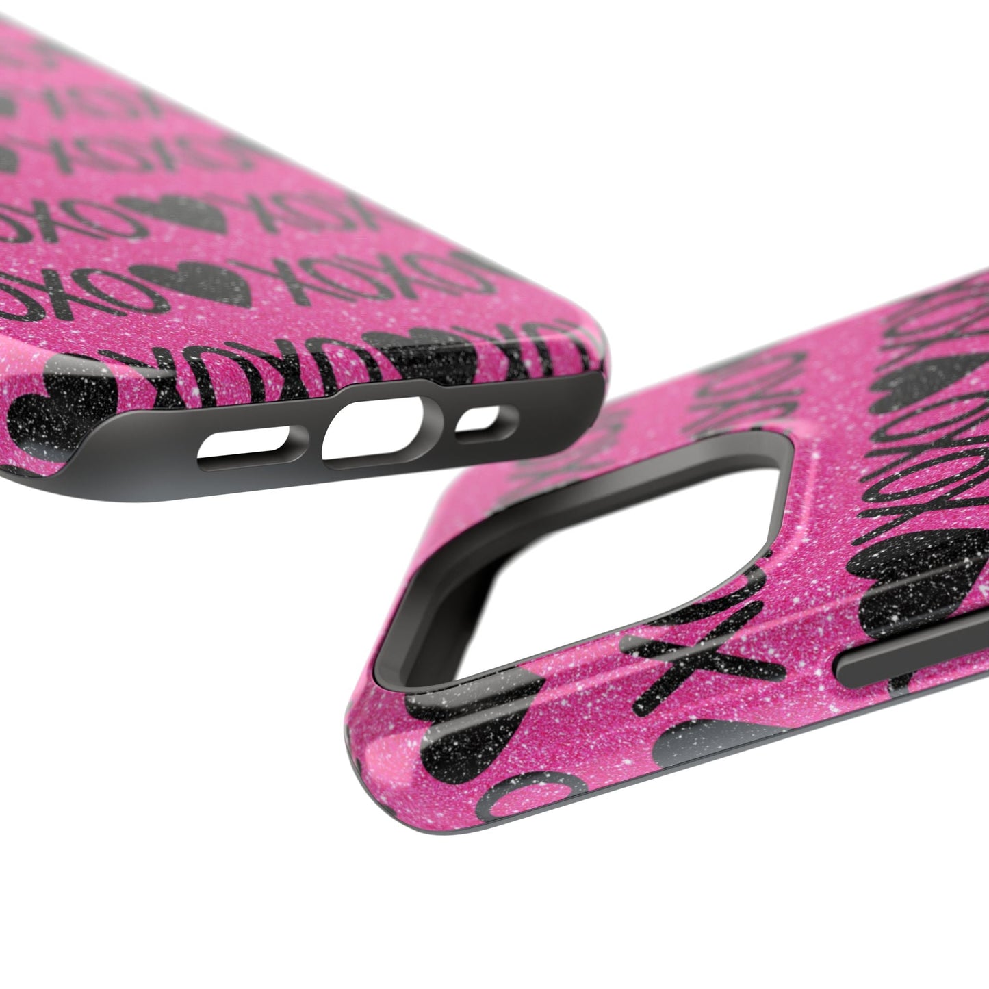 XOXO Glitter Hearts MagSafe Case - BOGO Cases
