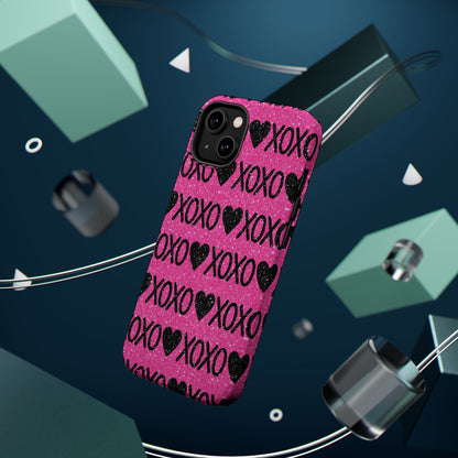 XOXO Glitter Hearts MagSafe Case - BOGO Cases