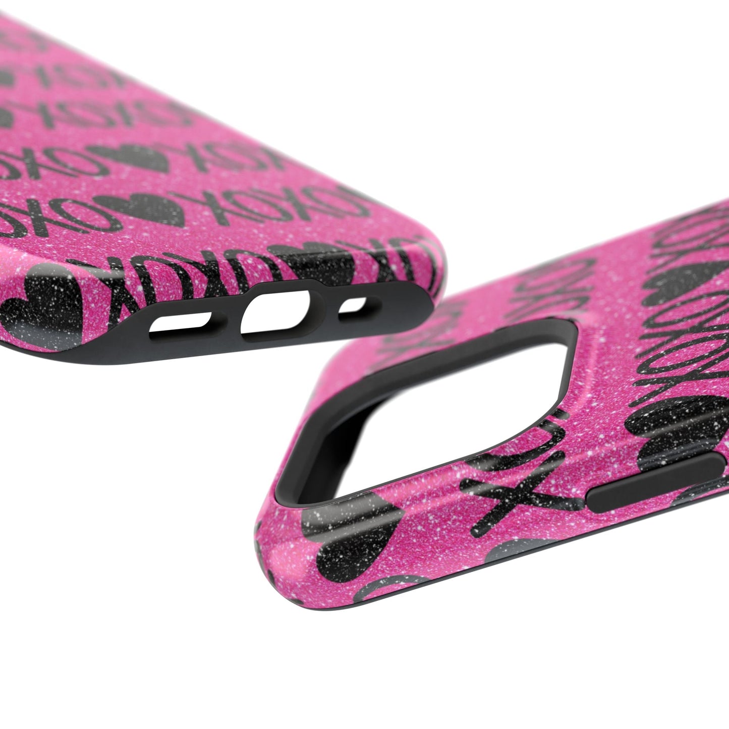 XOXO Glitter Hearts MagSafe Case - BOGO Cases