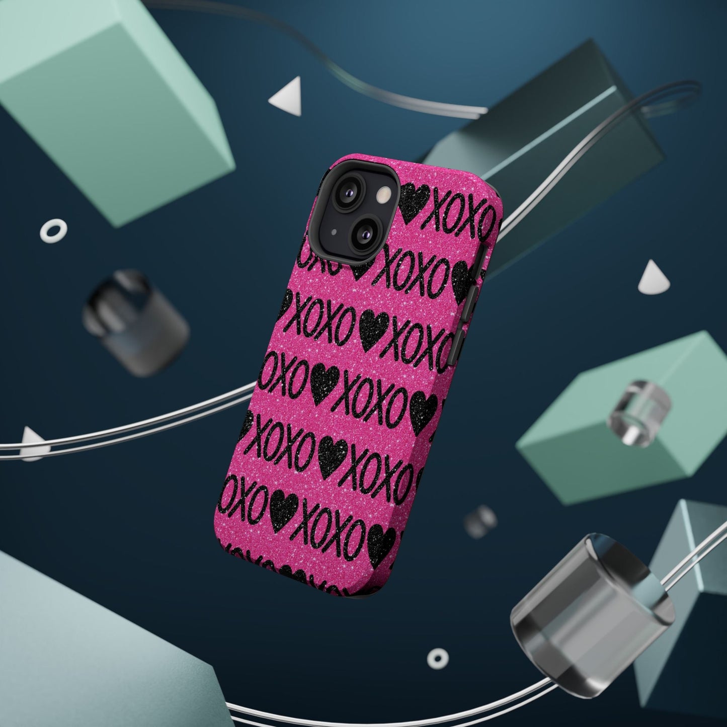 XOXO Glitter Hearts MagSafe Case - BOGO Cases