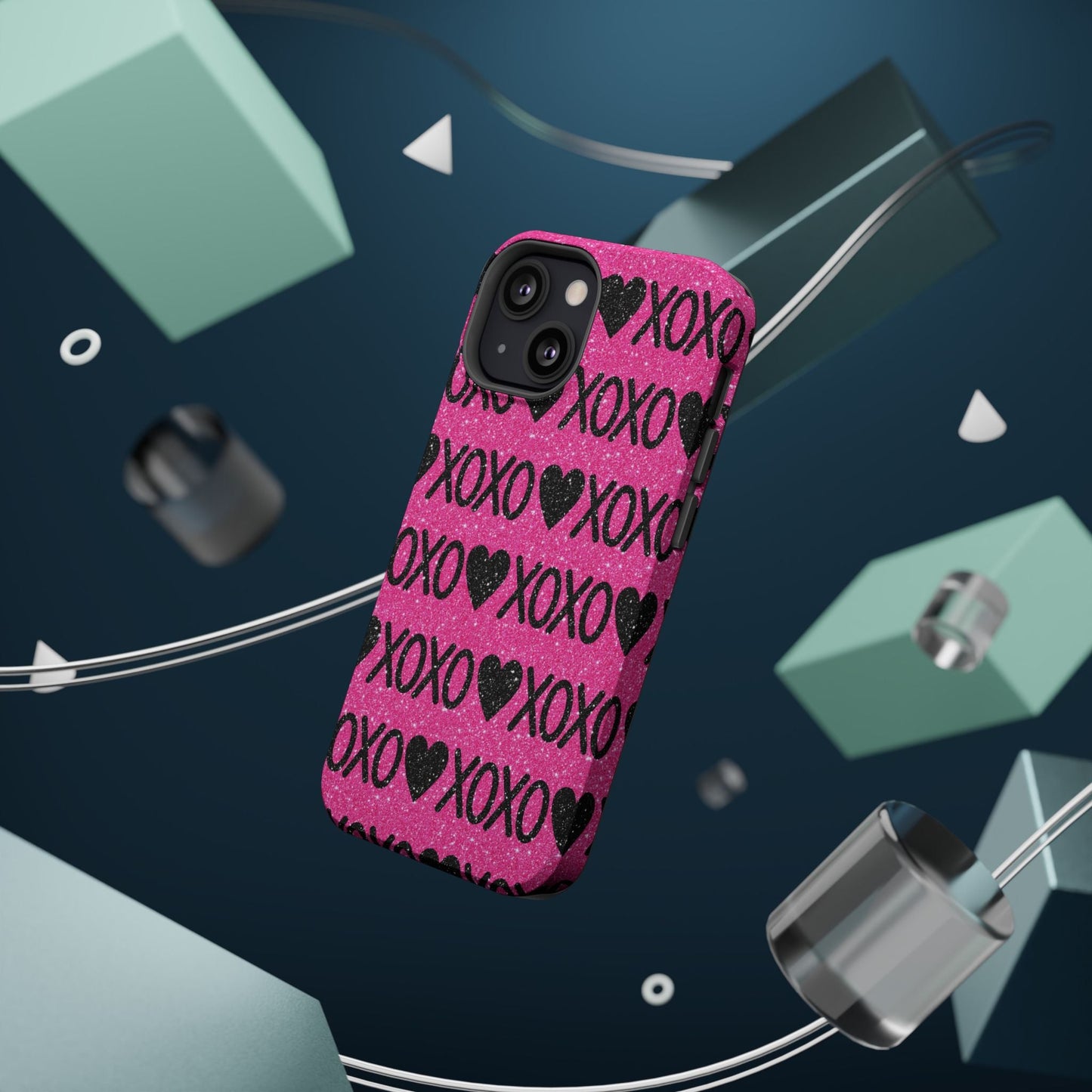 XOXO Glitter Hearts MagSafe Case - BOGO Cases