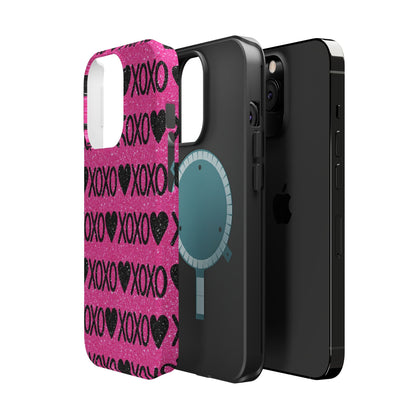 XOXO Glitter Hearts MagSafe Case - BOGO Cases