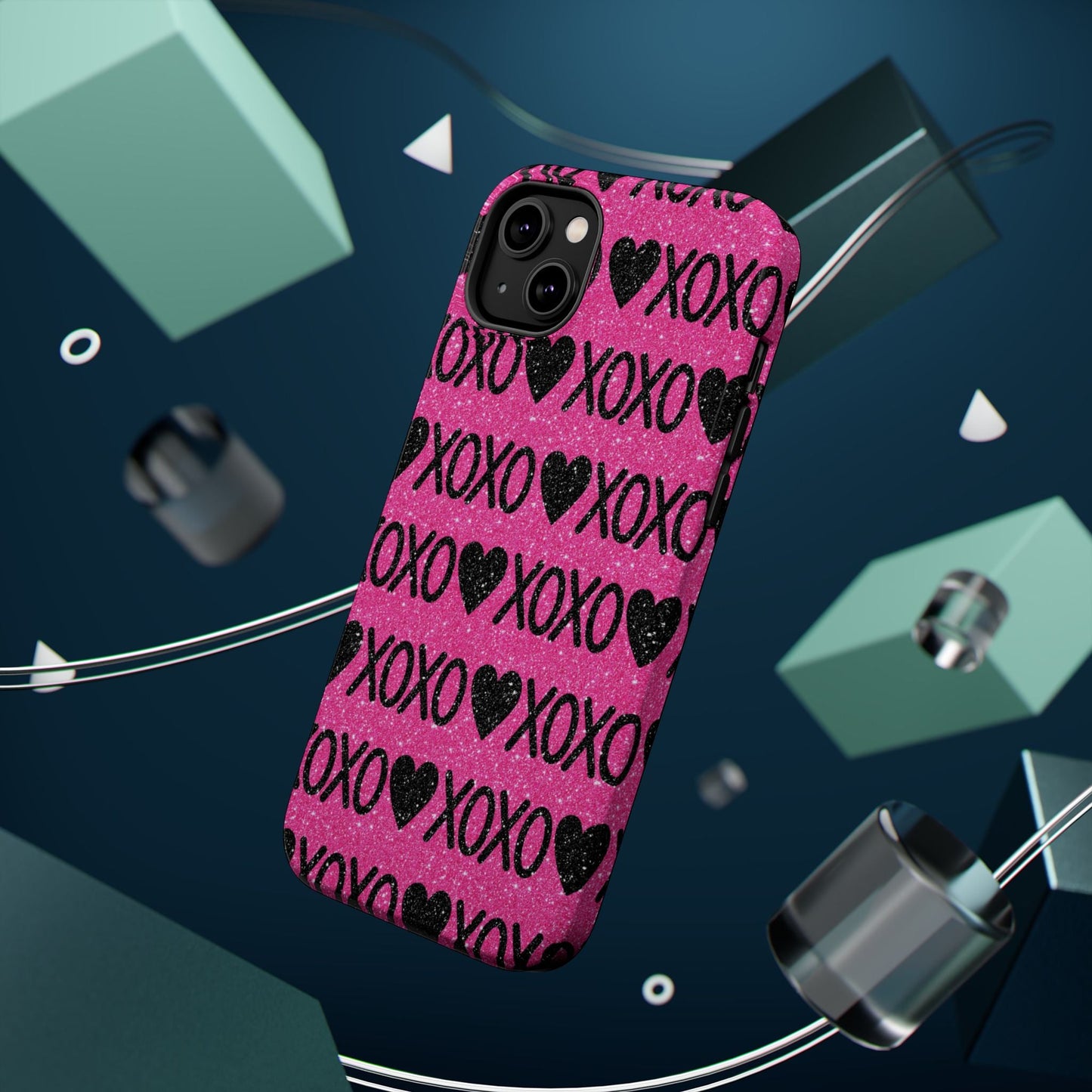 XOXO Glitter Hearts MagSafe Case - BOGO Cases