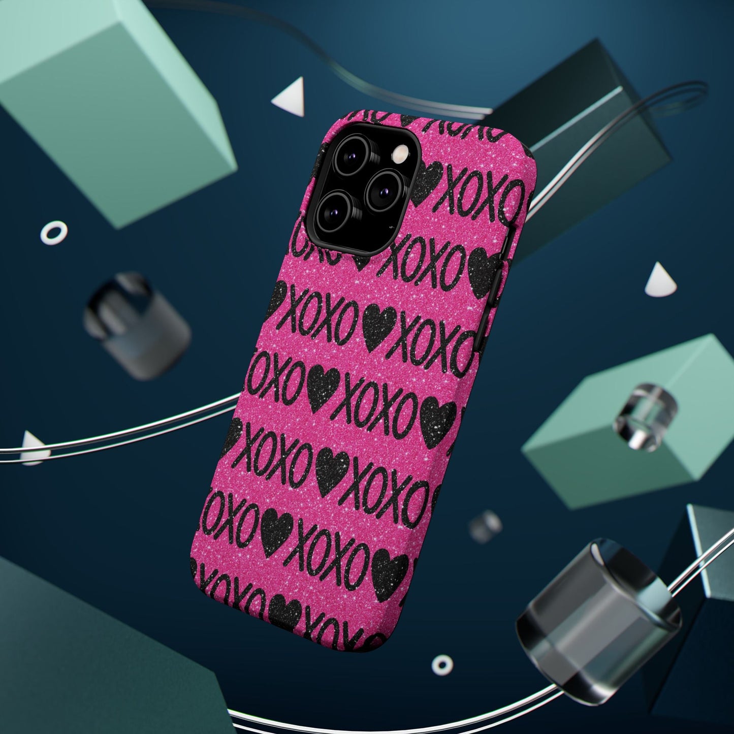 XOXO Glitter Hearts MagSafe Case - BOGO Cases