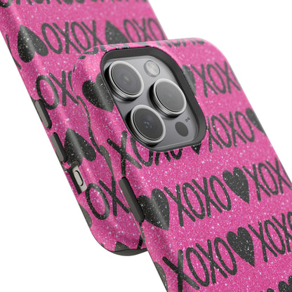 XOXO Glitter Hearts MagSafe Case - BOGO Cases