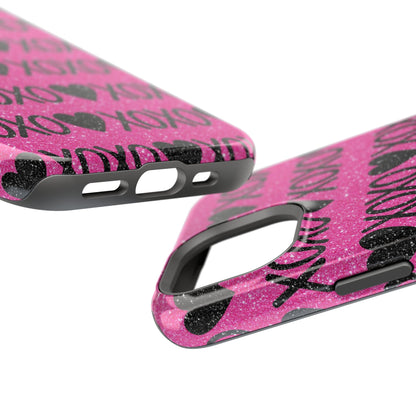 XOXO Glitter Hearts MagSafe Case - BOGO Cases