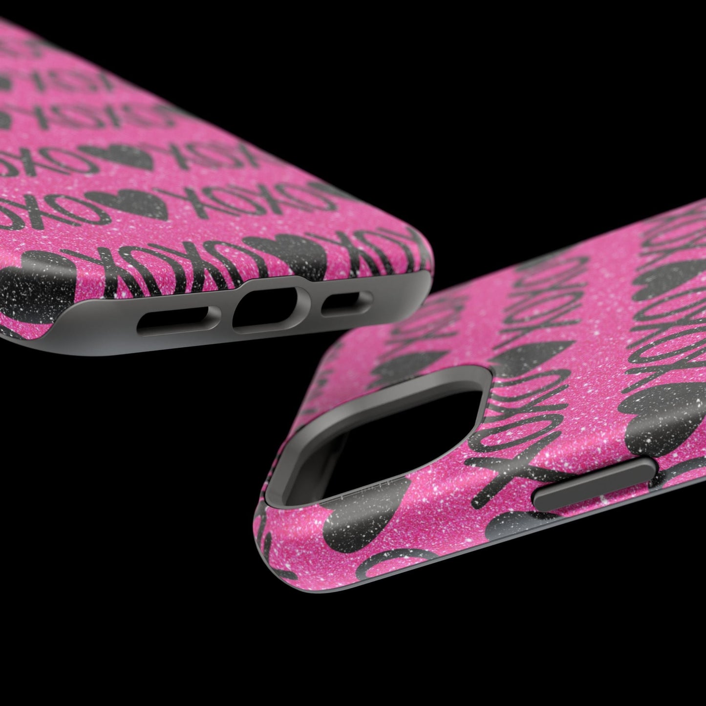 XOXO Glitter Hearts MagSafe Case - BOGO Cases