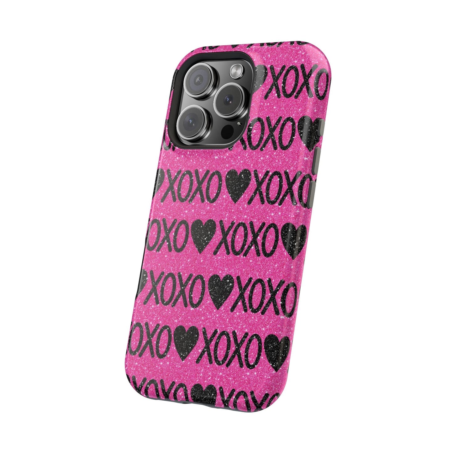 XOXO Glitter Hearts MagSafe Case - BOGO Cases