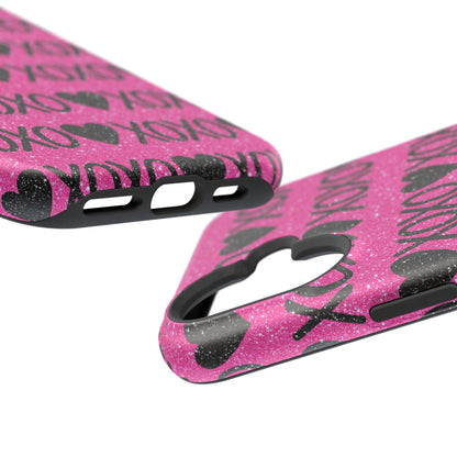 XOXO Glitter Hearts MagSafe Case - BOGO Cases