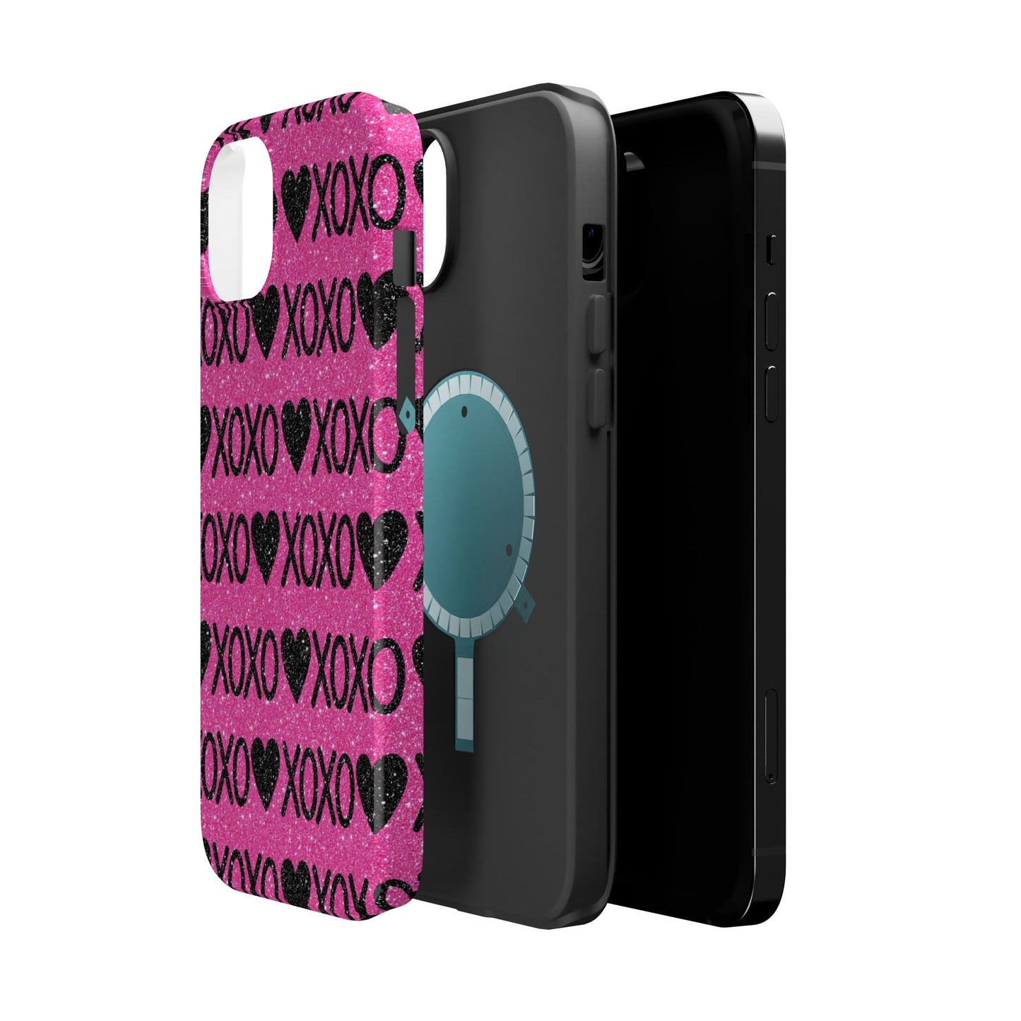XOXO Glitter Hearts MagSafe Case - BOGO Cases