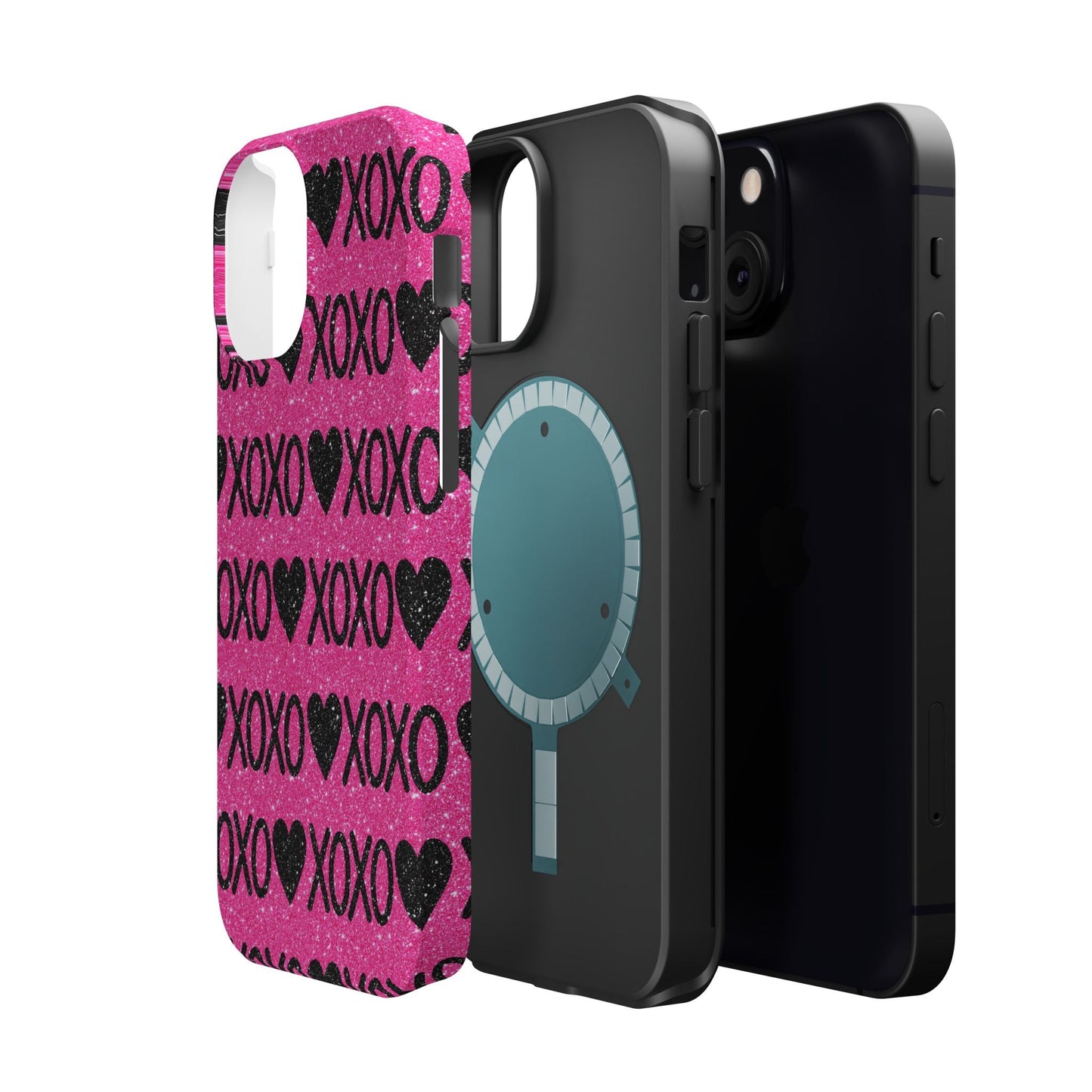 XOXO Glitter Hearts MagSafe Case - BOGO Cases