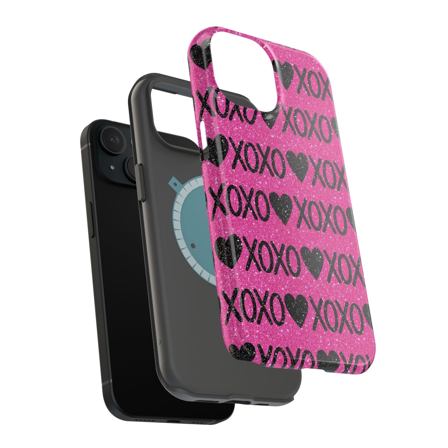 XOXO Glitter Hearts MagSafe Case - BOGO Cases
