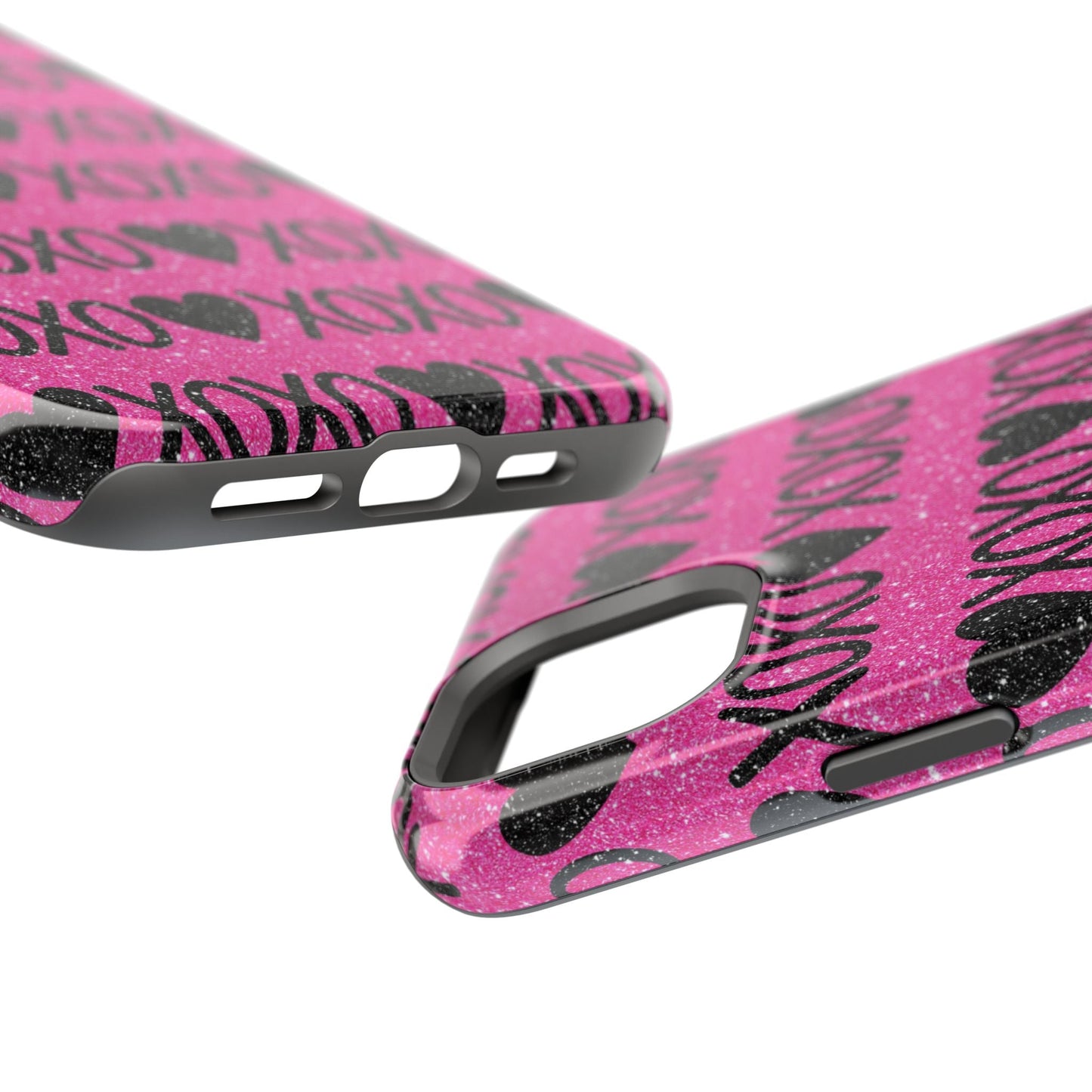 XOXO Glitter Hearts MagSafe Case - BOGO Cases