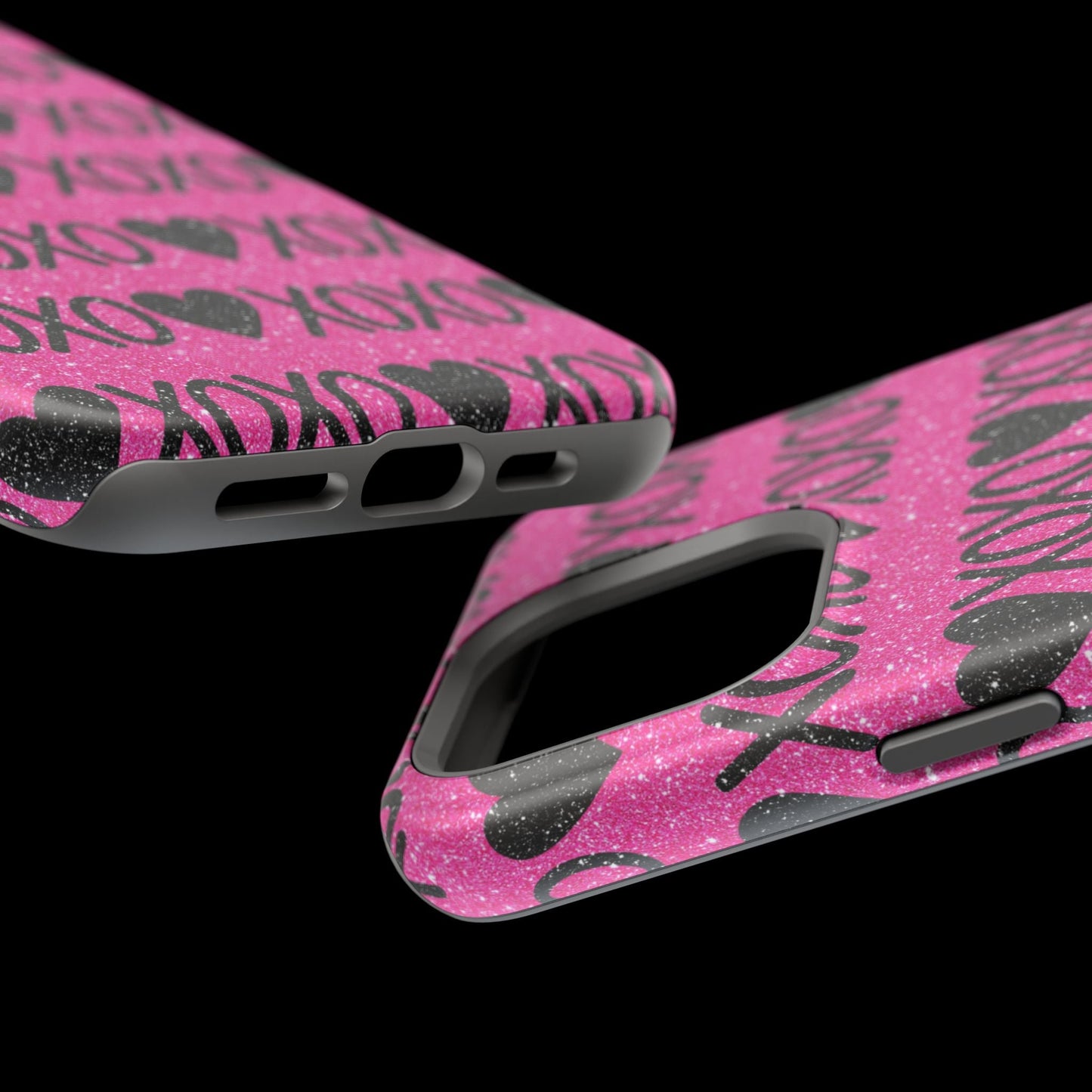 XOXO Glitter Hearts MagSafe Case - BOGO Cases