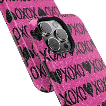 XOXO Glitter Hearts MagSafe Case - BOGO Cases