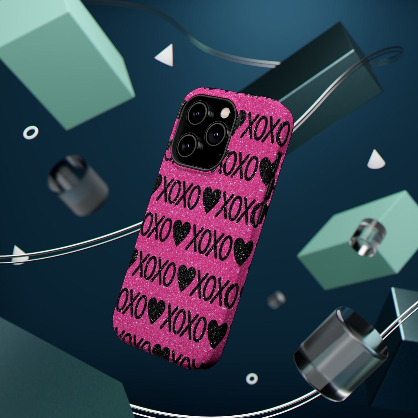 XOXO Glitter Hearts MagSafe Case - BOGO Cases