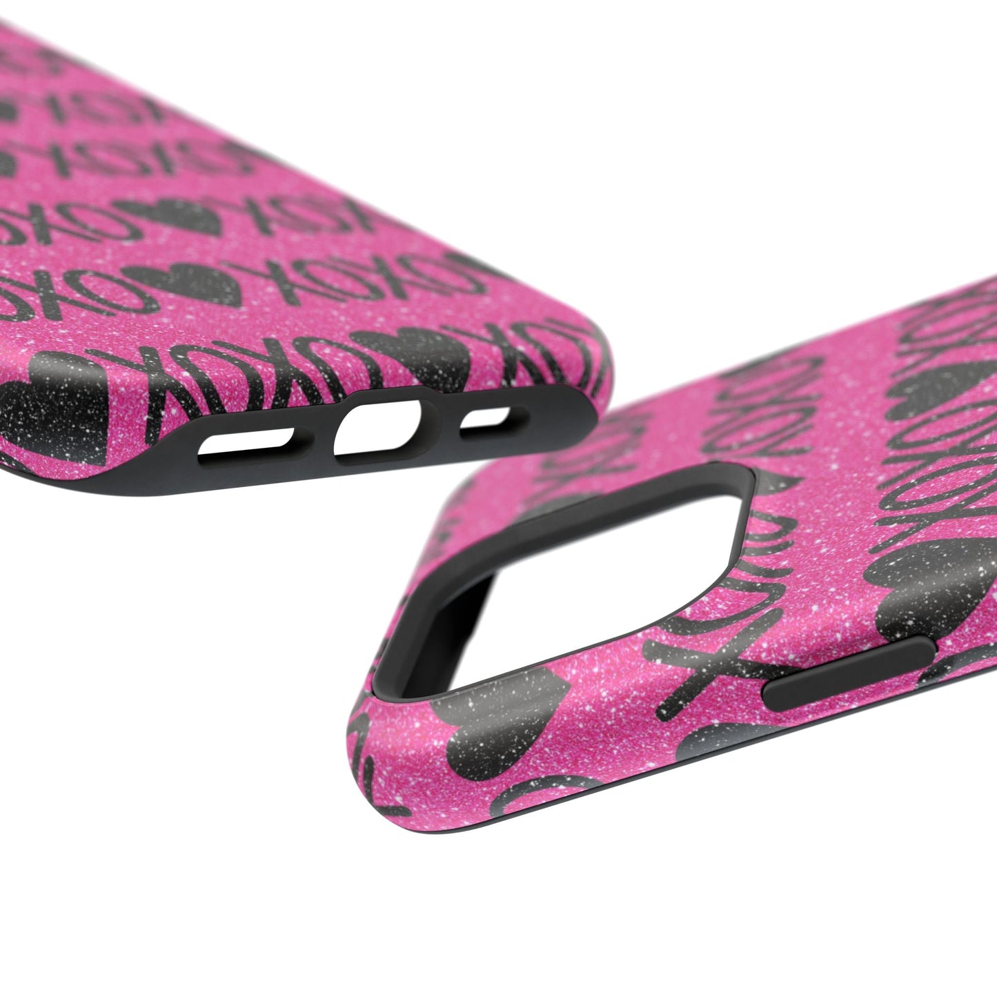 XOXO Glitter Hearts MagSafe Case - BOGO Cases