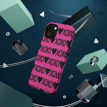 XOXO Glitter Hearts MagSafe Case - BOGO Cases