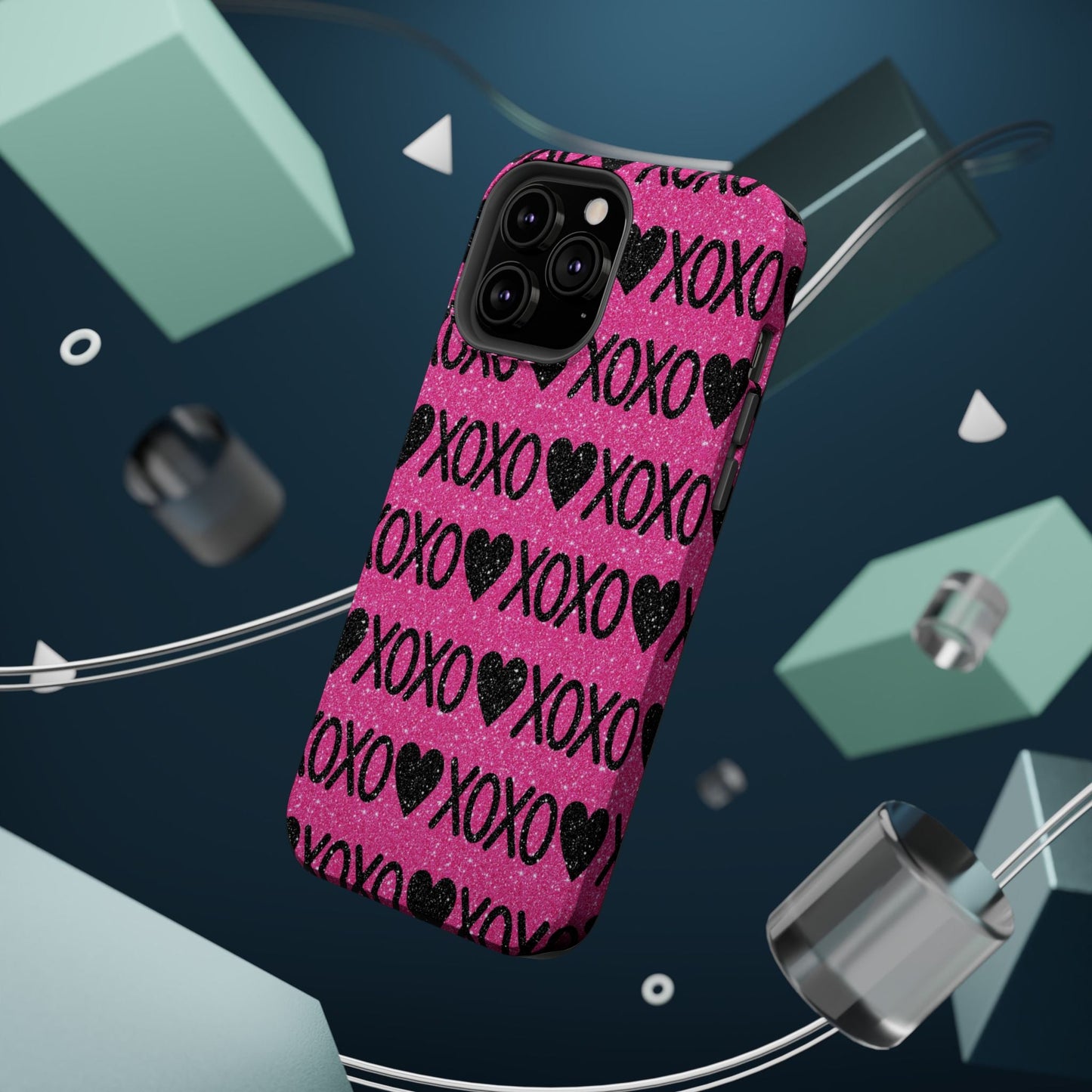 XOXO Glitter Hearts MagSafe Case - BOGO Cases