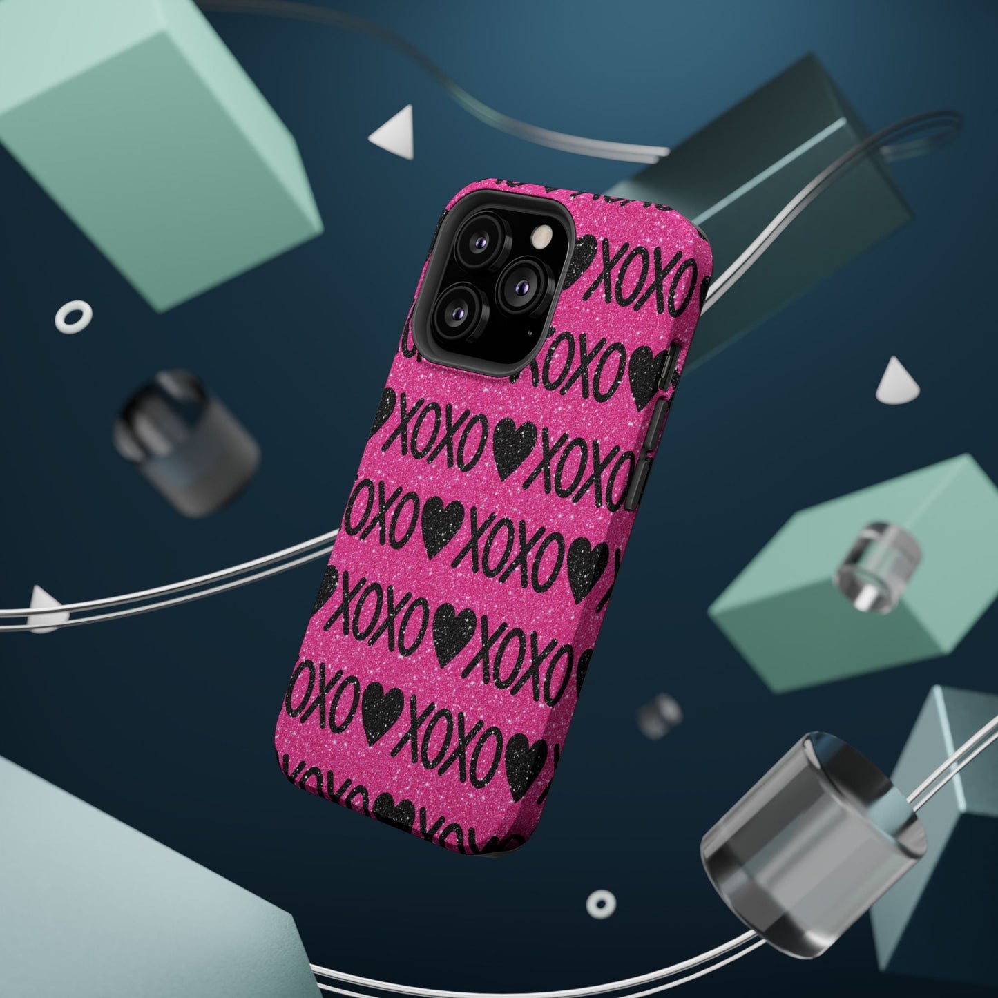 XOXO Glitter Hearts MagSafe Case - BOGO Cases
