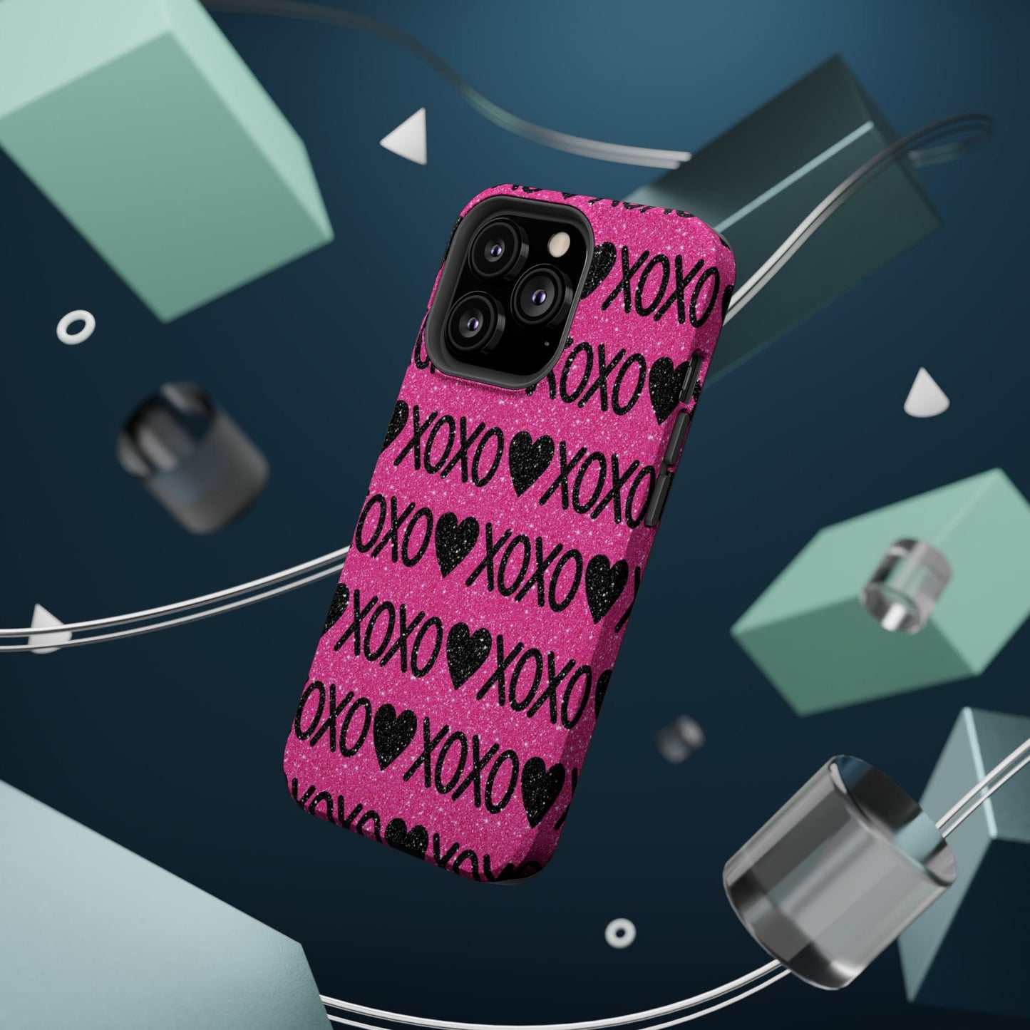 XOXO Glitter Hearts MagSafe Case - BOGO Cases