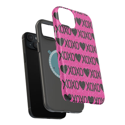 XOXO Glitter Hearts MagSafe Case - BOGO Cases